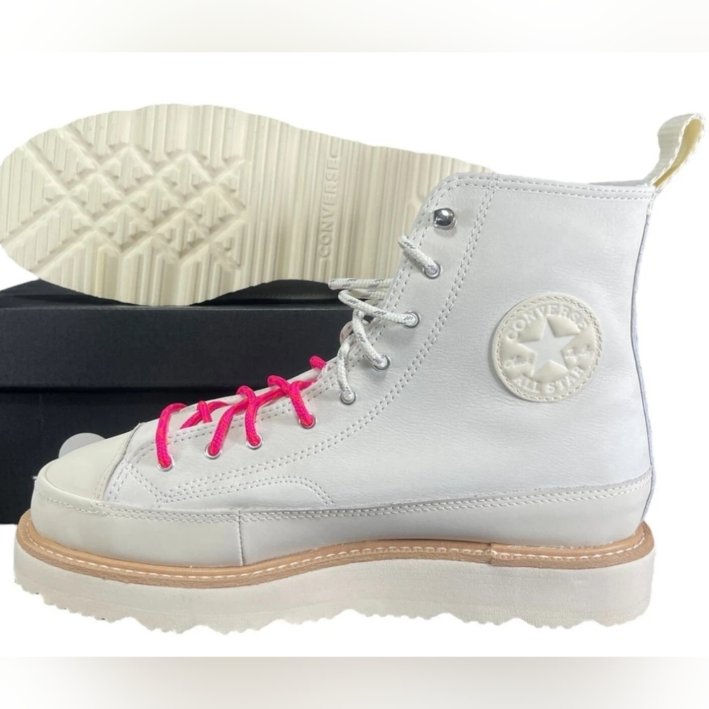Converse Chuck Taylor, Crafted Boot (Unisex) EGRET, Size Women's 9.5 /  Men's 8. - Picture 5 of 14